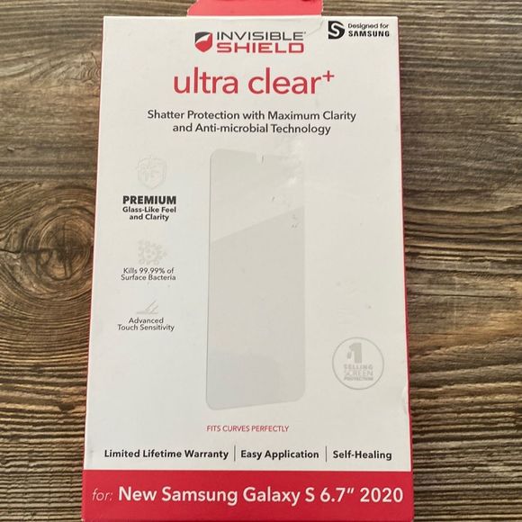 Samsung Galaxy S 6.7" 2020 Invisible Shield Ultra Clear+ Shatter Protection. D - Picture 1 of 3